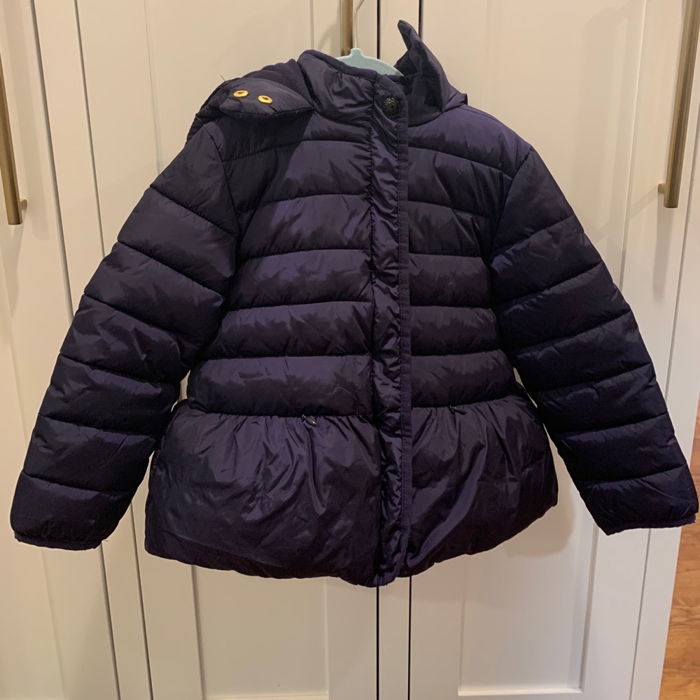 Girls Navy Blue Puffer jacket SZ. 6A